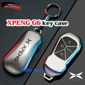 พวงกุญแจรถ Xpeng ปลอกกุญแจรถ G6 พวงกุญแจรถยนต์ Xpeng G6 เคสกุญแจรถยนต์ TPU Xpeng Keychain