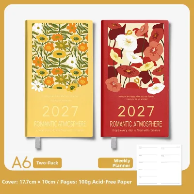 Daily & Weekly Planner Notebooks A6