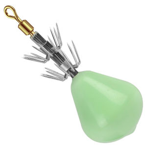 【New Arrival】Luminous Squid Jig Hooks Octopus Lures Glow in Dark Fishing Lures Fishing Baits for Saltwater Freshwater Fishing