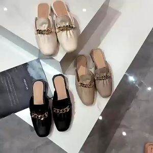 ABC Sepatu Slop Flat Karet Jelly Wanita SP28 Sepatu Sandal Wanita Empuk