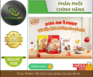 COMBO 2 GÓI - Oatta Yến Mạch Trái Cây 300g ( 1 Gói Yến Mạch Trái Cây & 1 Gói Hạnh Nhân Phô Mai)