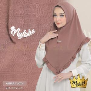 Amira cloth Nafisha jilbab instan bergo rempel premium jilbab harian daily