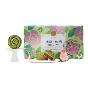 JIAHUA FLOWER PASTRY | Matcha Rose Sweet Pastry Yunnan Specialty Gift Box
