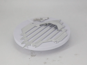 Titanium mesh CNC water tank cover Vario 125-150 AB 2013-2021 SHVN 2012-2019