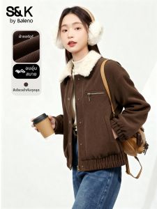 BALENO | Autumn/Winter Atmosphere Velvet Corduroy Jacket Flap Cotton Padded