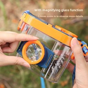 Insect Observation Box Outdoor Collection Tool for Tadpoles Butterflies Crabs with Telescope for Experimental Capturing Use