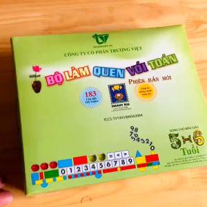 Bộ làm quen với toán phiên bản mới dành cho mẫu giáo từ 3 đến 6 tuổi thẻ học toán thông minh cho bé
