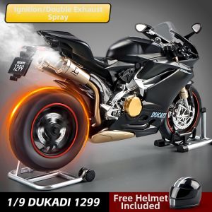 Ignitable Diecast Motorcycle Model