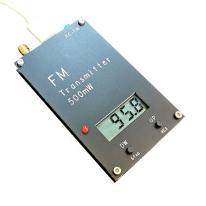 2KM 0.5W Stereo FM transmitter 76-108Mhz Shortwave Signal Stereo Station FM Broadcast . School .Car Parking Lot . Church Radio