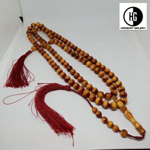 tasbih kayu getah pinus original benang nilon h401