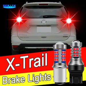 2pcs LED Brake Light Bulb Accessories For Nissan X-Trail X Trail T30 T31 T32 2001-2019 2007 2008 2009 2010 2011 2012 2013 2014
