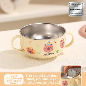 YOULUNMEI | Childrens 304 Stainless Steel Bowl