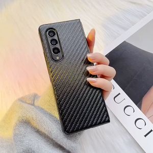 Drop Protection Chic Stylish And Elegant and Luxurious Premium Artificial Leather Phone Case for Samsung Galaxy Z Fold 3