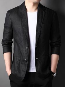 YEBO | Large Size 300kg High Quality Mens Business Casual Light Weight Summer Blazer