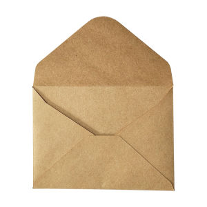 Pure Color Blank A6 Card Envelope Simple No Word Elegant Pearl Paper Kraft Paper Small Letter Seal Business Stationery