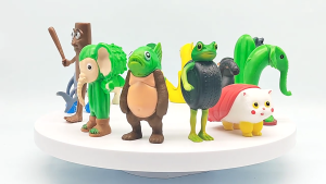 SKISOPGO Tung Tung Tung Sahur Toys 3D Printing Action Figure Tralalero Tralala Funny Model Game Collectibles