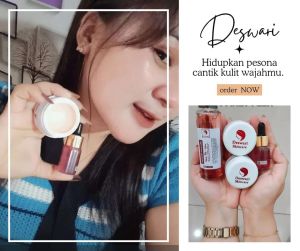 Deswari skincare paket flek / deswari paket white pelicin / deswari paket acne