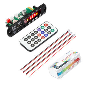 KEBIDU | KEBIDU 50W Amplifier Bluetooth 5.0 MP3 Player DC 12V MP3 Decoder Board DIY Home Music Moudle Handsfree FM Radio Speaker For Car