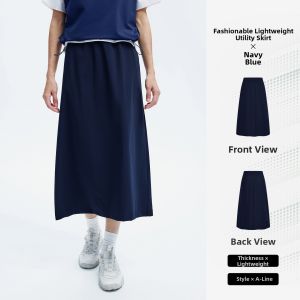 Navigare | Slimming Outdoor Leisure A-Line Skirt Navy