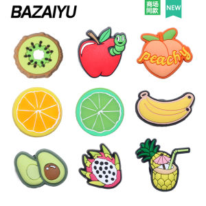 Phụ Kiện Giày Crocs Fishermans Hole Hạt Dẻ Quả Chuối Phụ Kiện Khóa Giày Cao Cấp Cho Giày Crocs Cross PVC-80106 Mùa Xuân 2024