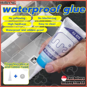 🔥SG stock🔥 Silicone sealant white clear / Anti mildew waterproof sealant glue / Bathroom toilet Kitchen sealant / Glass glue / Tile grout sealant 密封胶 硅酮密封胶
