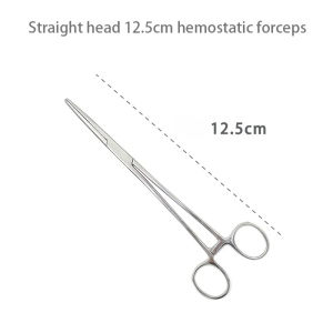 Stainless Steel Hemostatic Forceps Vascular Forceps Surgical Clips Straight Elbow Large and Small Mosquito Clips Complete Models
