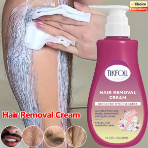 Hair Removal Cream 16.23oz/480ml Painless Depilatory for Underarms Legs Bikini Area All Skin Types Men Women Moisturizing