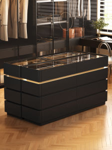 QUYUAN | French Retro Double-Sided Storage Cabinet