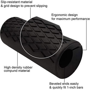 Bantalan Pelindung Barbel Pegangan Silikon Tarik Ke Atas untuk Angkat Beban Anti Selip