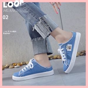 QXshop สุดฮิต รองเท้าผ้าใบแฟชั่น สุดยอดแฟชั่น 3 สี เพื่อผ้าใบสั้นสั้นพื้นรองเท้านิ่ม ดีไซน์สวยล้ำไม่ซ้ำ