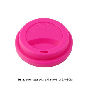 1PC Universal Reusable Silicone Cup Lid Dustproof Fresh-keeping And Heat-insulating Suitable For Various Diameter 8.5-9CM Cup