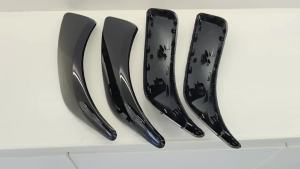1 2 Series F20 F21 F22 F23 2012-2016 Carbon&Black ABS Replacement Car Interior Door Panel Cover For BMW  Door Pull Handle Trim