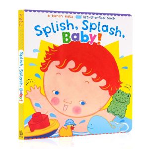 Splishสาดทารก! (หนังสือ Karen Katz Lift-The-Flap) หนังสือนิทานโดยหนังสือภาษาอังกฤษต้นฉบับของ Karen Katz
