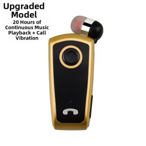 Retractable Earphone Bluetooth Headset Long Battery Life Delivery Driver