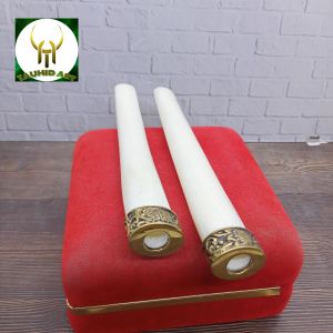 once pipa tulang kerbau variasi alpaka oval A69