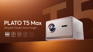 [NEW] BYINTEK T5 Max 1080P 1000ANSI Projector Support 4K HD Google TV Auto Focus Home Cinema