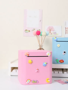 Metal piggy bank only in no out Portable Security Money Storage Jar Christmas and Halloween gift