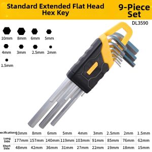 deli | Universal Hex Key Wrench Set