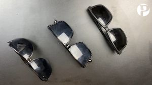 Prodigo: Kacamata Gaya Kotak, Hitam Pria & Anti Radiasi Wanita