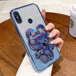 RedmiNote5 Silicone Phone Case Full Cover Shockproof Transparent Mens Model with Lanyard Womens Model with Tempered Glass