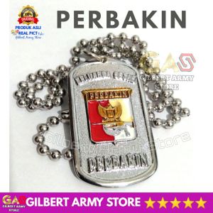 Kalung Perbakin Pria Terbaru Titanium anti karat GILBERT ARMY STORE