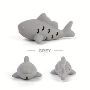 Toy with Shaped Treat Dispenser - Durable Bite-Resistant Design Hiding Food & Grinding Teeth EntertainmentSilicone Pet Toy