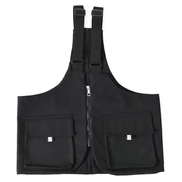 Street%20Style%20Single%20Shoulder%20Crossbody%20Workwear%20Hip%20Hop%20Vest%20Three-Way%20Bag%20Canvas%20Material%20Zipper%20Closure%20Pure%20Color%20-%20Image%206