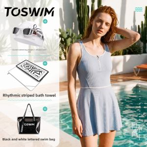 toswim | Leisure Beach Vacation Tummy Control One-piece Swimsuit