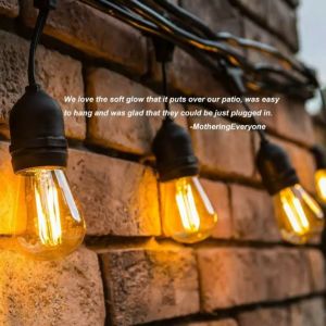 Đèn Dây Năng Lượng Mặt Trời Đèn Dây LED Năng Lượng Mặt Trời Chống Vỡ Đèn Dù Ngoài Trời Với 20 Bóng Đèn Chống Nước Cho Sân Trong