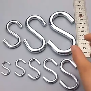 2Pcs S Shaped Hook Heavy Duty Hammock Swing S Hook Ultra Thick For Hanging Hammock Stand Swing Plant