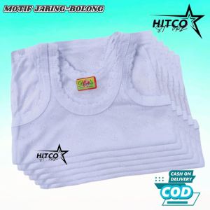 6 Pcs Singlet Anak Warna Model Bolong Kaos Dalam Anak Laki Laki Dan Perempuan 0 Sampai 7 Tahun