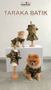 Taraka Batik Shirt dan Dress - Kemeja Kucing dan Kemeja Anjing POMAPOO Premium Berkualitas