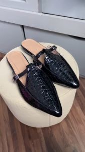 ZEMORA Meili Slip On Mules Sandal Wanita Hak 2 Cm