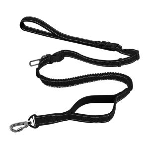 HamshMoc Multifunctional Pet Leash Elastic 6 In 1 Dogs Stretchy Lead Rope Anti-Pull Strong With Soft Handle For Medium Large Dogs Walking